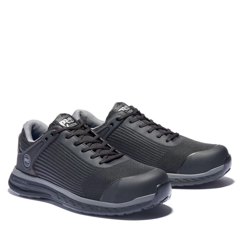 Zapatos De Seguridad Timberland Mujer Pro® Drivetrain Sd35 Comp Toe Negras/Gris - Chile YBC-712053